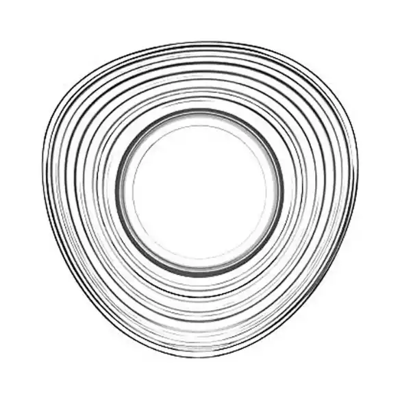 Buy Lav transparent saucer – durable glassware | Astrabon Maldives - Lav