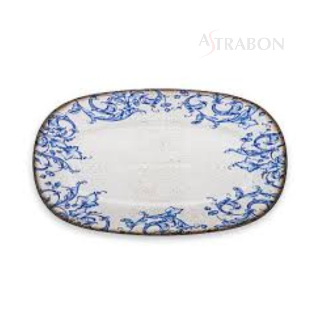 Deep Rectangular Dish - Hedera