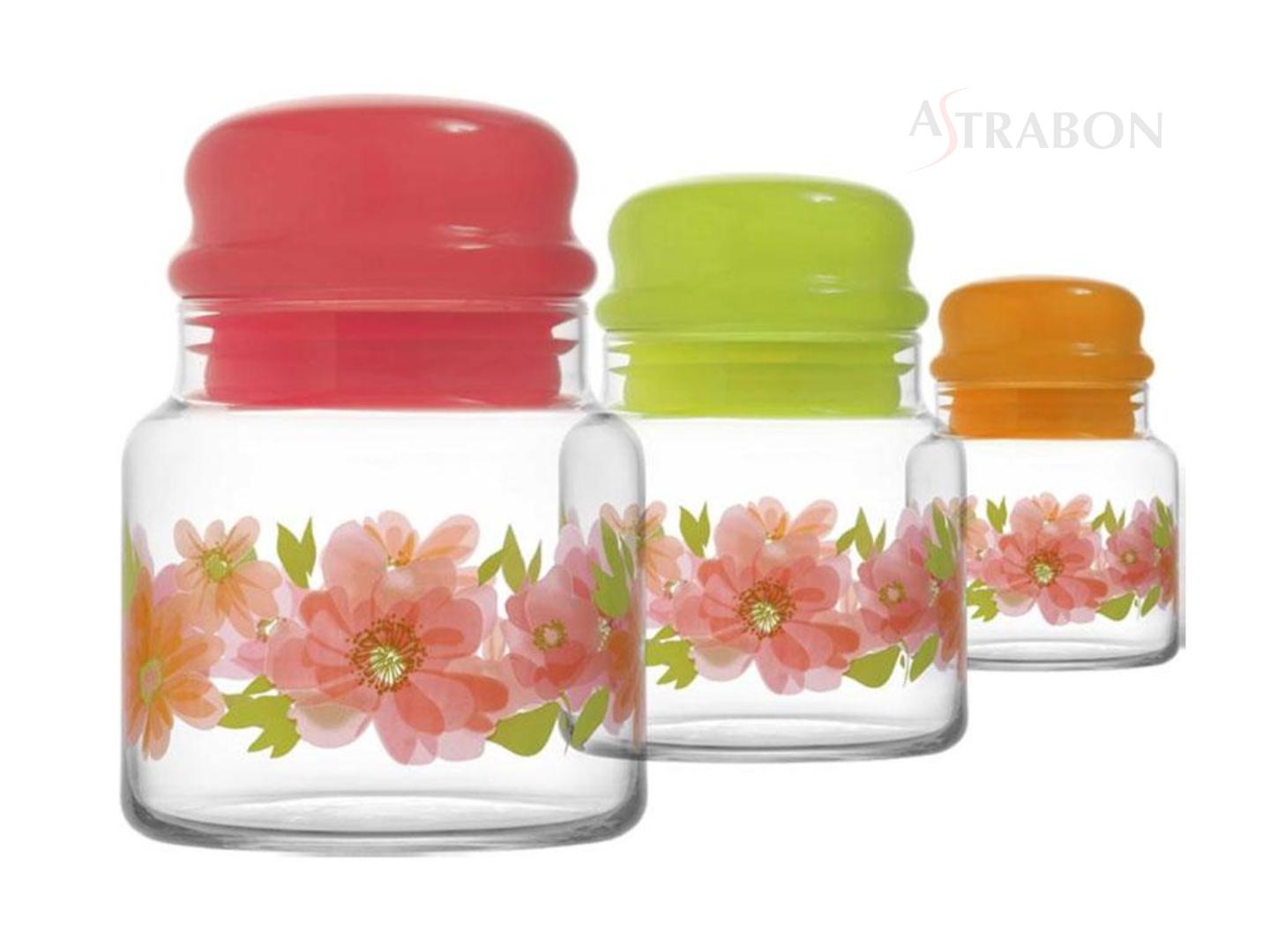 FLOWER POEM STORAGE JAR - Lav