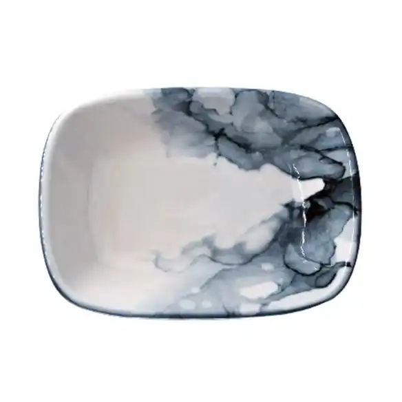 Deep Rectangular Dish - Marble