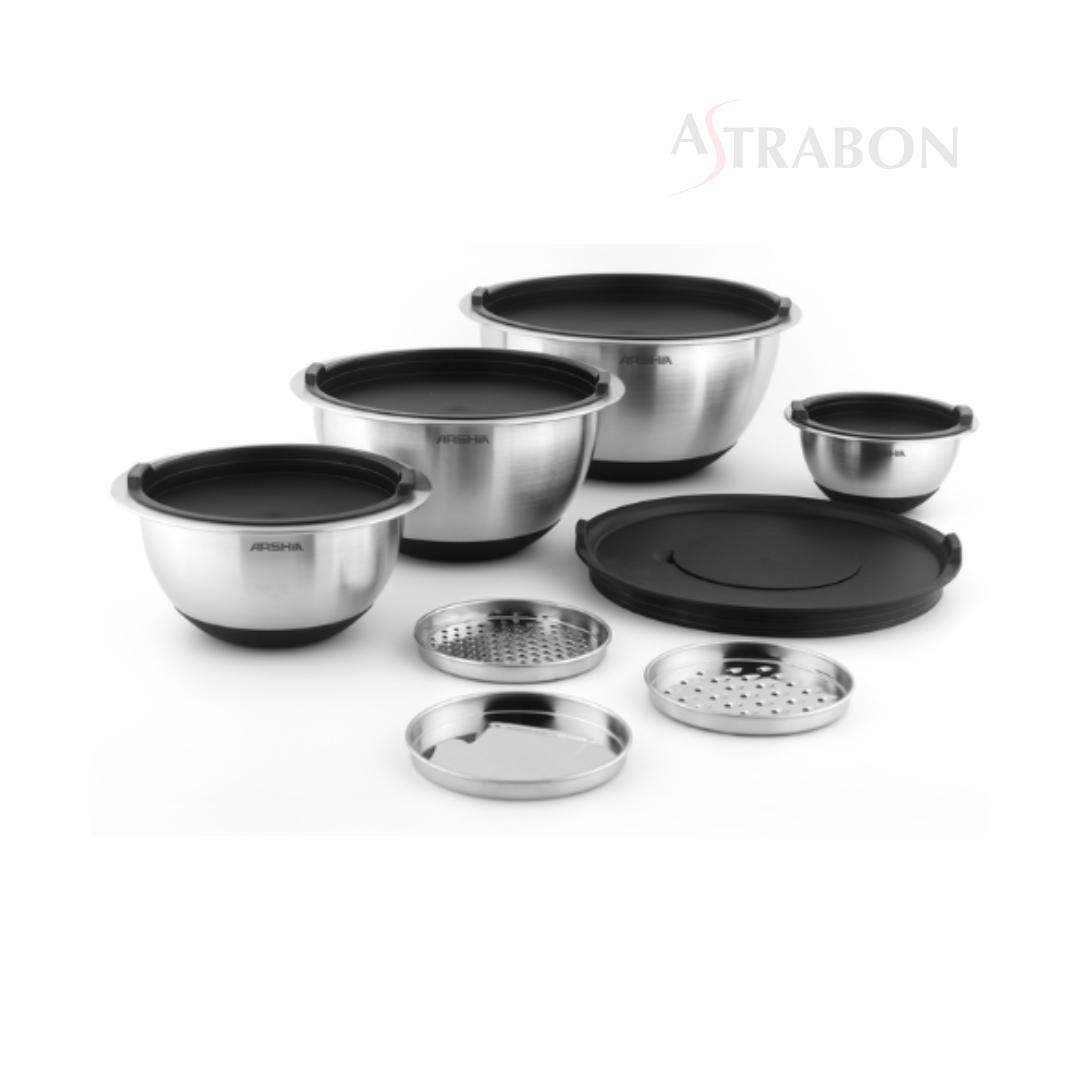 Mixing Bowl Set With Grater - Arshia